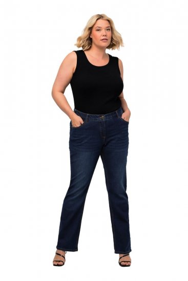 Ulla Popken Marie Fit Bootcut Stretch Jeans Blue Denim - Ulla Popken - Ulla Popken didelių dydžių rūbai