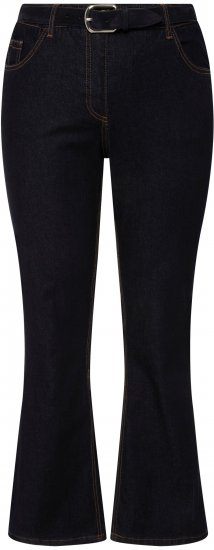 Ulla Popken Marie Fit Bootcut Stretch Jeans Dark Blue Denim - Džinsai & Kelnės Didelėse Dydžiuose – Plus Size - 