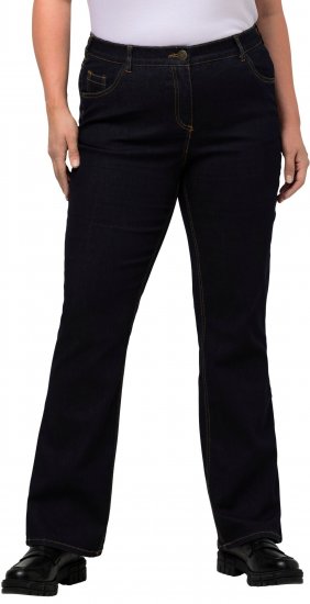 Ulla Popken Marie Fit Bootcut Stretch Jeans Dark Blue Denim - Džinsai & Kelnės Didelėse Dydžiuose – Plus Size - 