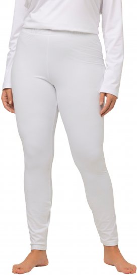 Ulla Popken Quick Dry Moisture Wicking Stretch Ski Leggings Snow White - Džinsai & Kelnės Didelėse Dydžiuose – Plus Size - 