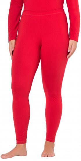 Ulla Popken Quick Dry Moisture Wicking Stretch Ski Leggings Salsa Red - Džinsai & Kelnės Didelėse Dydžiuose – Plus Size - 
