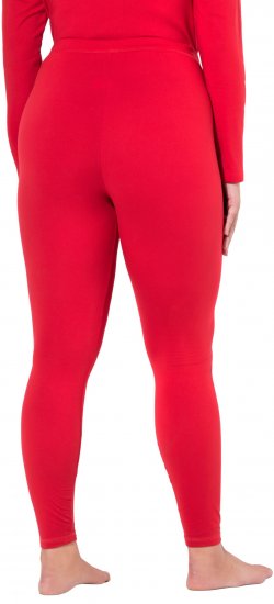 Ulla Popken Quick Dry Moisture Wicking Stretch Ski Leggings Salsa Red - Džinsai & Kelnės Didelėse Dydžiuose – Plus Size - 