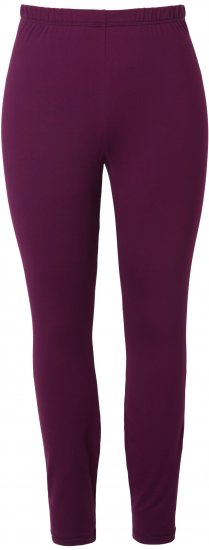 Ulla Popken Quick Dry Moisture Wicking Stretch Ski Leggings Grape Red - Džinsai & Kelnės Didelėse Dydžiuose – Plus Size - 