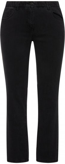 Ulla Popken Stretch Sarah Fit Skinny Jeans Black - Džinsai & Kelnės Didelėse Dydžiuose – Plus Size - 
