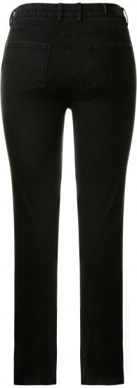 Ulla Popken Stretch Sarah Fit Skinny Jeans Black - Džinsai & Kelnės Didelėse Dydžiuose – Plus Size - 