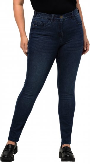 Ulla Popken Stretch Sarah Fit Skinny Jeans Blue Denim - Džinsai & Kelnės Didelėse Dydžiuose – Plus Size - 