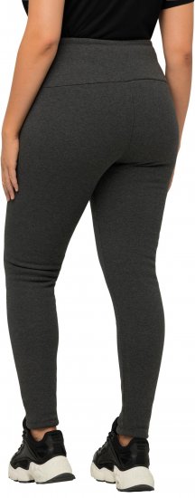 Ulla Popken Faux Fur Lined Stretch Leggings Charcoal - Džinsai & Kelnės Didelėse Dydžiuose – Plus Size - 