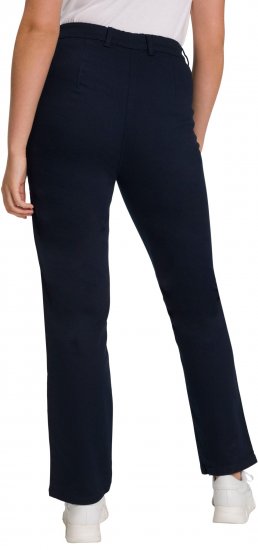 Ulla Popken Basic Mony Tapered Leg Stretch Pants Navy - Džinsai & Kelnės Didelėse Dydžiuose – Plus Size - 