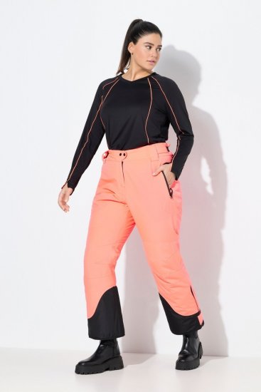 Ulla Popken HYPRAR Triple Function Ski Pants Neon Pink - Slidinėjimo apranga - 