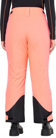 Ulla Popken HYPRAR Triple Function Ski Pants Neon Pink - Džinsai & Kelnės Didelėse Dydžiuose – Plus Size - 