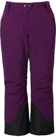 Ulla Popken HYPRAR Triple Function Ski Pants Grape Red - Džinsai & Kelnės Didelėse Dydžiuose – Plus Size - 
