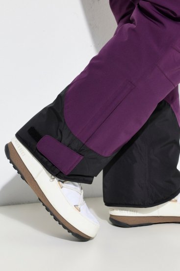 Ulla Popken HYPRAR Triple Function Ski Pants Grape Red - Slidinėjimo apranga - 