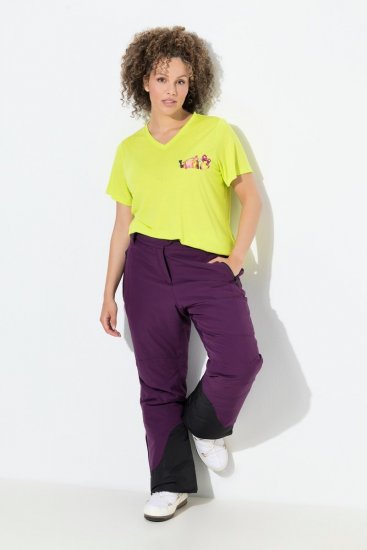 Ulla Popken HYPRAR Triple Function Ski Pants Grape Red - Slidinėjimo apranga - 