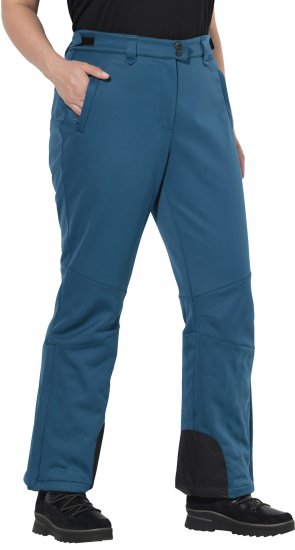 Ulla Popken Water Repellent Softshell Pants Dark Petrol - Džinsai & Kelnės Didelėse Dydžiuose – Plus Size - 