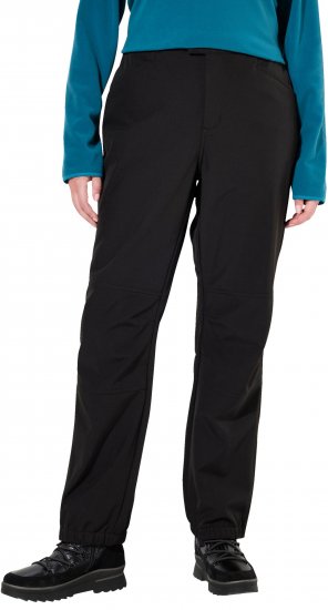 Ulla Popken Softshell Triple Function Fleece Lined Pants Black - Džinsai & Kelnės Didelėse Dydžiuose – Plus Size - 