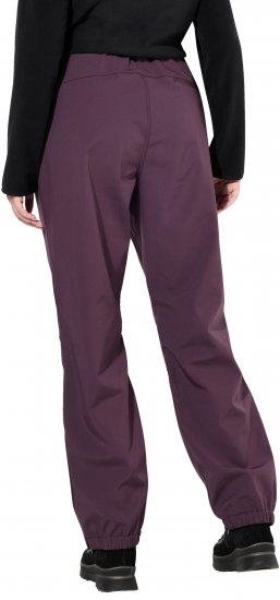 Ulla Popken Softshell Triple Function Fleece Lined Pants Dark Blackberry - Džinsai & Kelnės Didelėse Dydžiuose – Plus Size - 