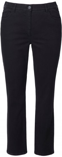 Ulla Popken Stretch Fit Jeans Black - Džinsai & Kelnės Didelėse Dydžiuose – Plus Size - 
