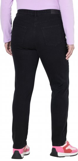 Ulla Popken Stretch Fit Jeans Black - Džinsai & Kelnės Didelėse Dydžiuose – Plus Size - 