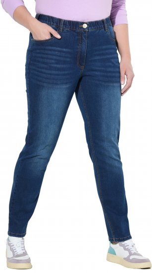 Ulla Popken Stretch Fit Jeans Blue Denim - Džinsai & Kelnės Didelėse Dydžiuose – Plus Size - 