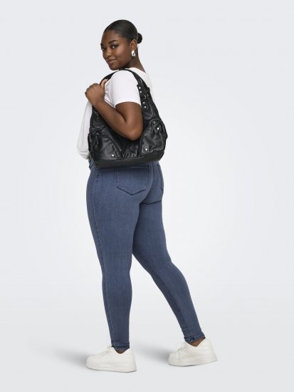 Only Carmakoma Thunder Life Skinny Fit Jeans Blue Denim - Džinsai & Kelnės Didelėse Dydžiuose – Plus Size - 