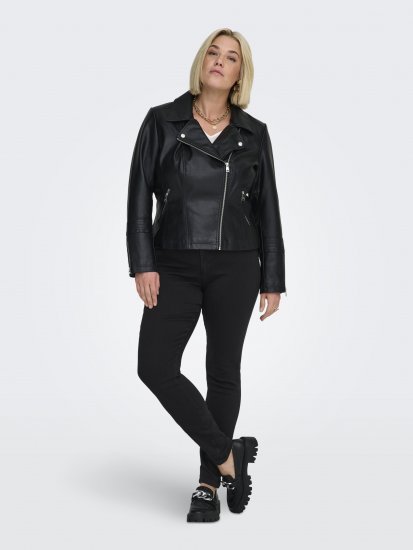 Only Carmakoma Storm Life Skinny Fit jeans Black - Džinsai - 