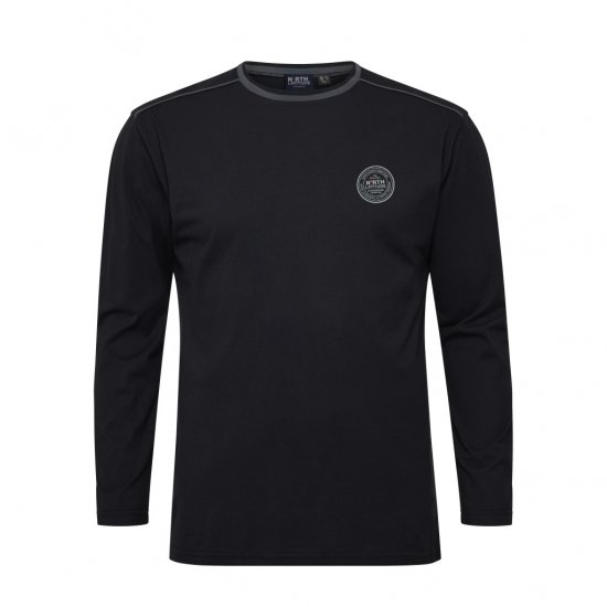 North Latitude Py Jersey O-Neck Long Sleeve Black - Apatinis trikotažas ir plaukimo apranga - Apatinis trikotažas - 2XL-8XL