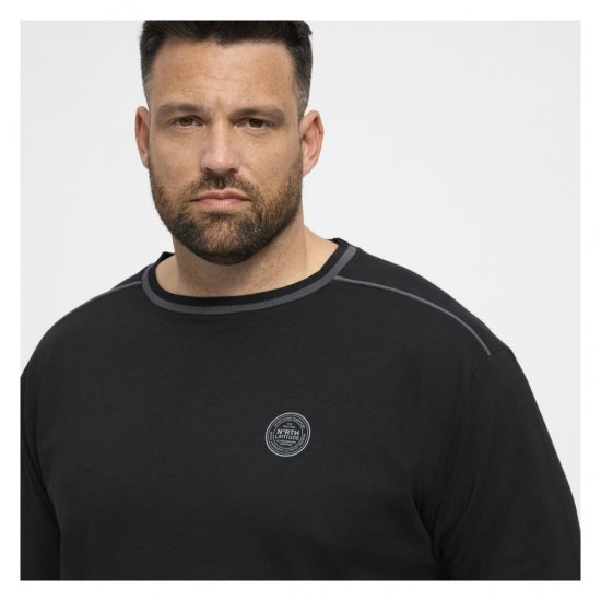 North Latitude Py Jersey O-Neck Long Sleeve Black - Apatinis trikotažas ir plaukimo apranga - Apatinis trikotažas - 2XL-8XL