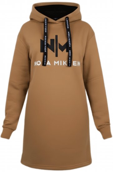 Nora Mikken KADRI Long Hoodie Camel - Megztiniai ir džemperiai - 