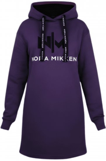 Nora Mikken KADRI Long Hoodie Purple - Megztiniai ir džemperiai - 