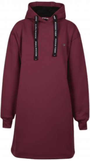 Nora Mikken KRISTINA Long Hoodie Burgundy - Megztiniai ir džemperiai - 