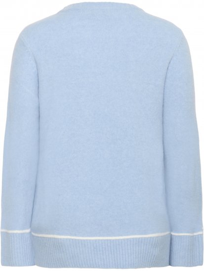 Kaffe Curve Jina Knit Pullover Powder Blue Melange - Megzti megztiniai - 
