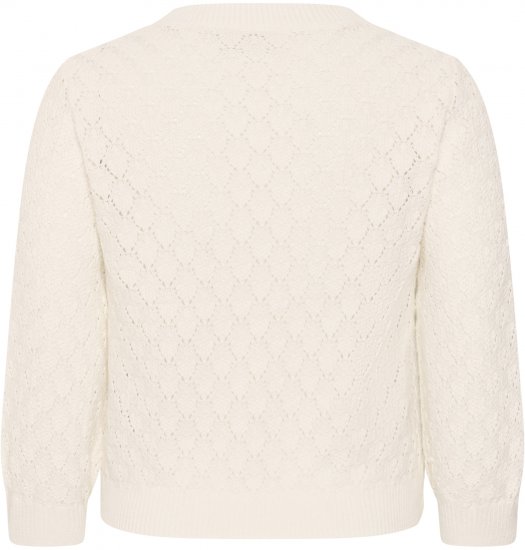 Kaffe Curve Kathrina Pullover White - Megzti megztiniai - 