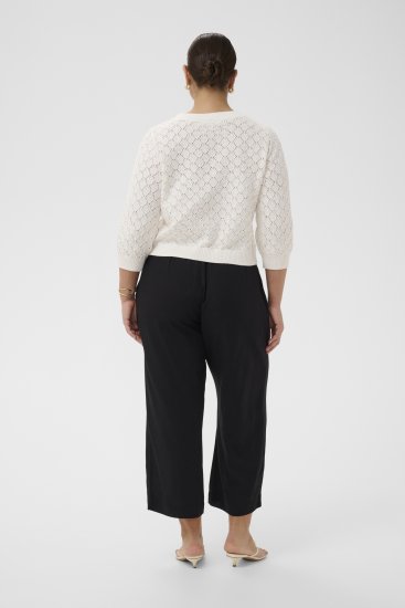 Kaffe Curve Kathrina Pullover White - Megzti megztiniai - 