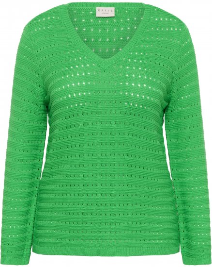 Kaffe Curve Metty Pullover Bright Green - Megzti megztiniai - 