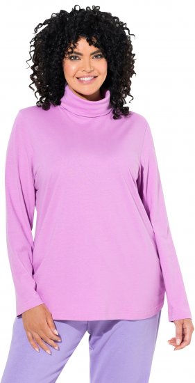 Ulla Popken Basic Long Sleeve Slim Fit Turtleneck Amethyst - Megztiniai ir džemperiai - 