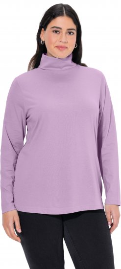 Ulla Popken Basic Long Sleeve Slim Fit Turtleneck Lavender - Megztiniai ir džemperiai - 