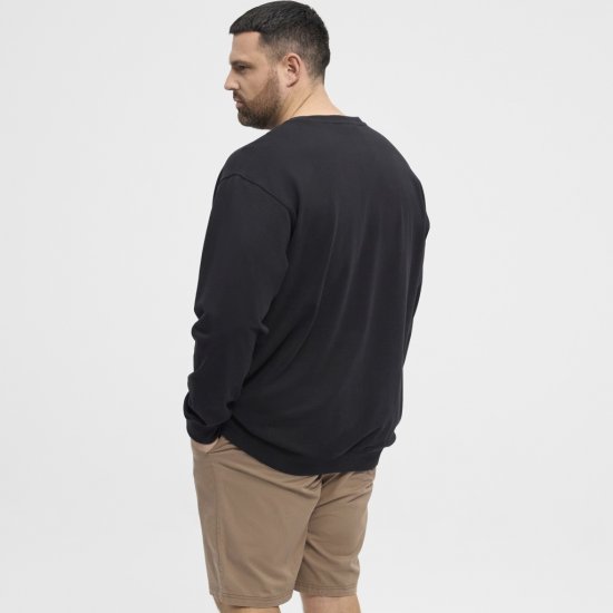 North Latitude Sweatshirt Black TALL - VYRIŠKI DRABUŽIAI MT-6XLT - Drabužiai aukštiems vyrams