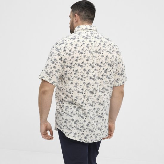 North Latitude Shirt Short Sleeve Off White - Marškiniai - Marškiniai - 2XL-8XL