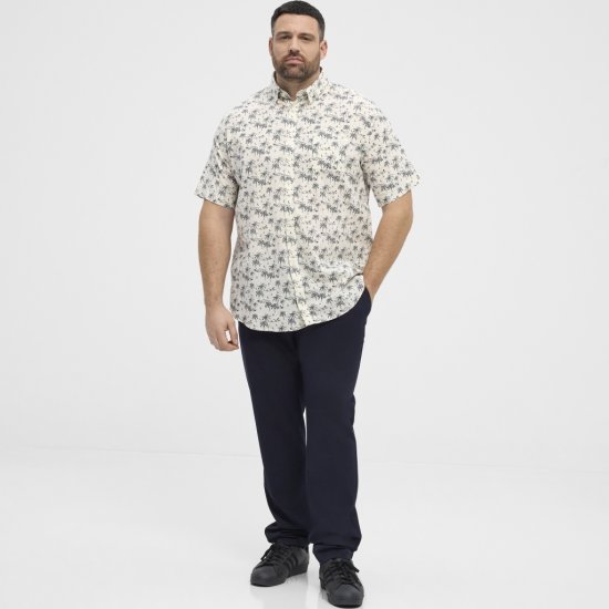 North Latitude Shirt Short Sleeve Off White - Marškiniai - Marškiniai - 2XL-8XL