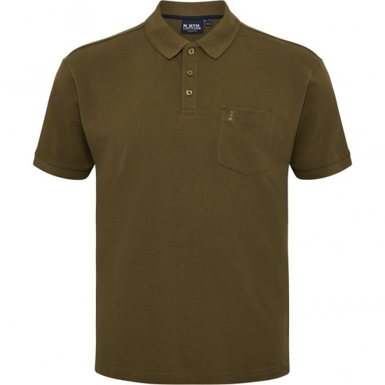 North Latitude Polo Pique Short Sleeve Green - Polo marškinėliai - Polo marškinėliai - 2XL-8XL