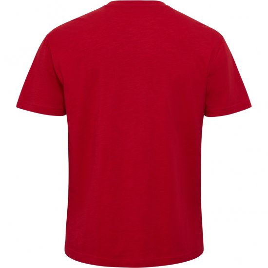 North Latitude T-Shirt Printed Short Sleeve Red - Marškinėliai - Marškinėliai - 2XL-14XL