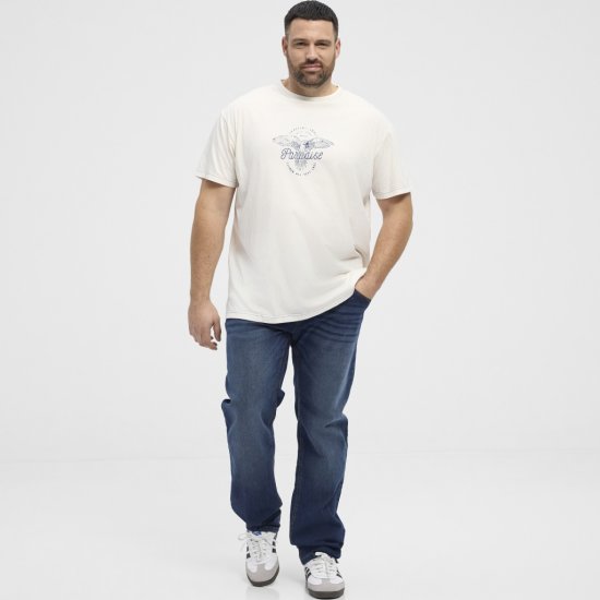 North Latitude T-Shirt Printed Short Sleeve White - Marškinėliai - Marškinėliai - 2XL-14XL