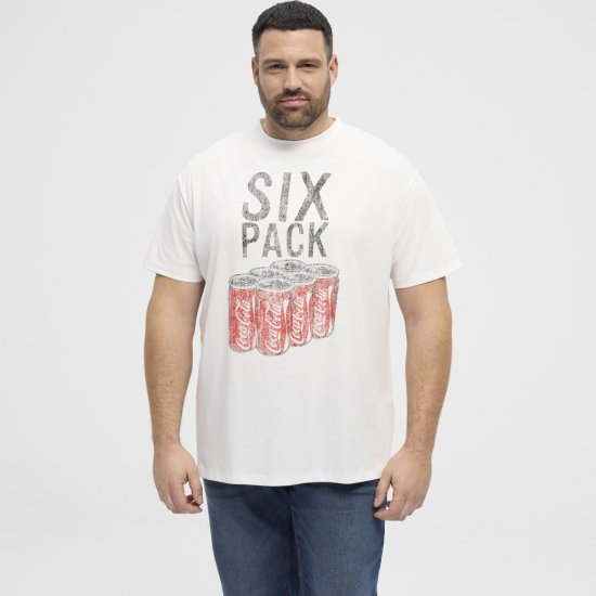 North Latitude T-Shirt Coca-Cola White - Marškinėliai - Marškinėliai - 2XL-14XL