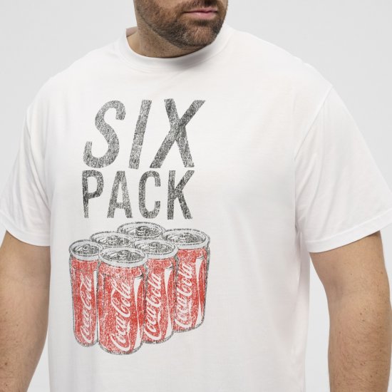 North Latitude T-Shirt Coca-Cola White - Marškinėliai - Marškinėliai - 2XL-14XL