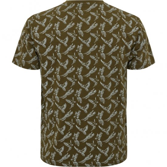 North Latitude T-shirt Allover Printed Green - Marškinėliai - Marškinėliai - 2XL-14XL