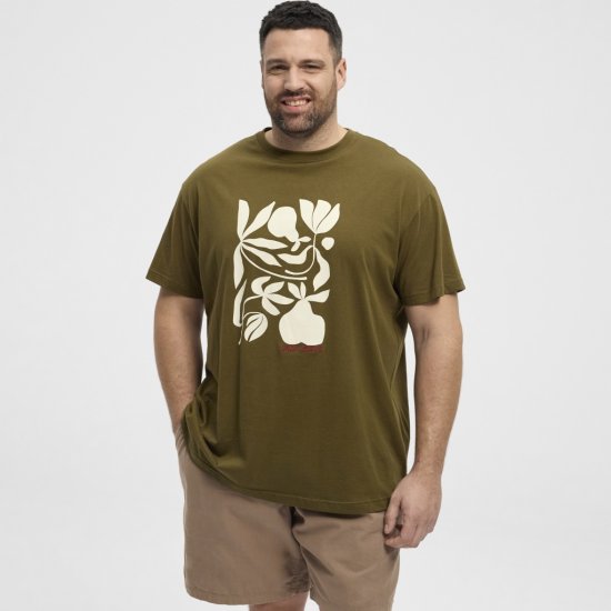 North Latitude T-Shirt Lazy Days Green - Marškinėliai - Marškinėliai - 2XL-14XL