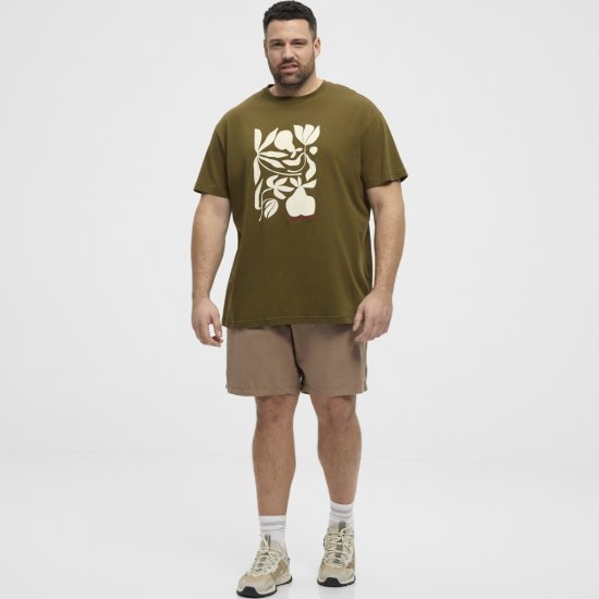 North Latitude T-Shirt Lazy Days Green - Marškinėliai - Marškinėliai - 2XL-14XL