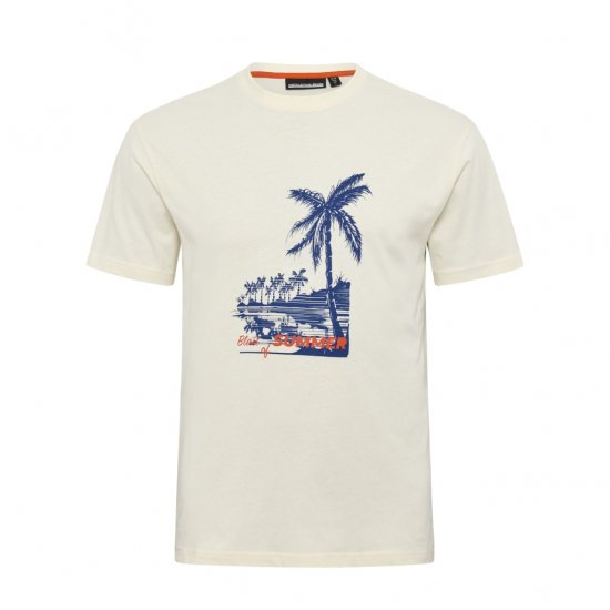 North Latitude T-Shirt Printed Off-White - Marškinėliai - Marškinėliai - 2XL-14XL
