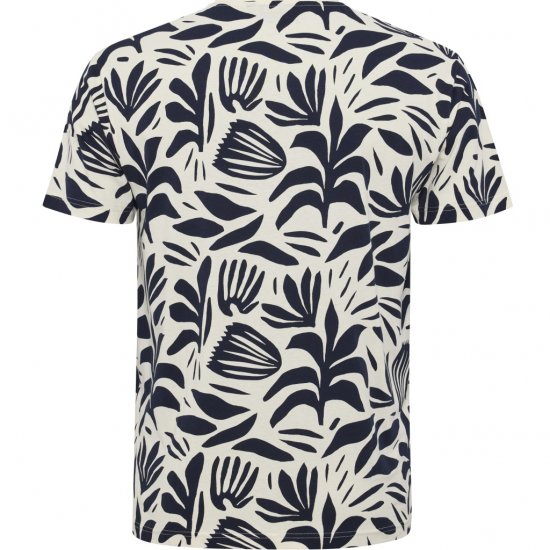 North Latitude T-shirt Allover Printed Navy - Marškinėliai - Marškinėliai - 2XL-14XL