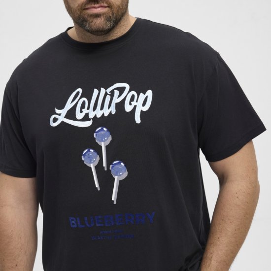 North Latitude T-Shirt Lollipop Black - Marškinėliai - Marškinėliai - 2XL-14XL